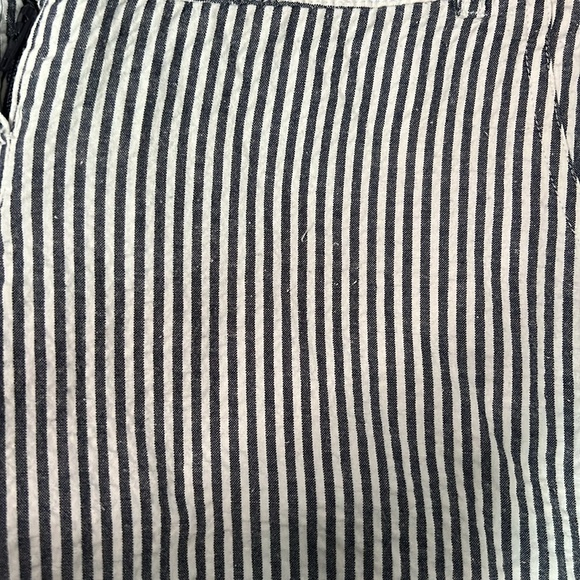 No Boundaries Blue & White Striped Seersucker Flare Pants - size 5 - Picture 8 of 8